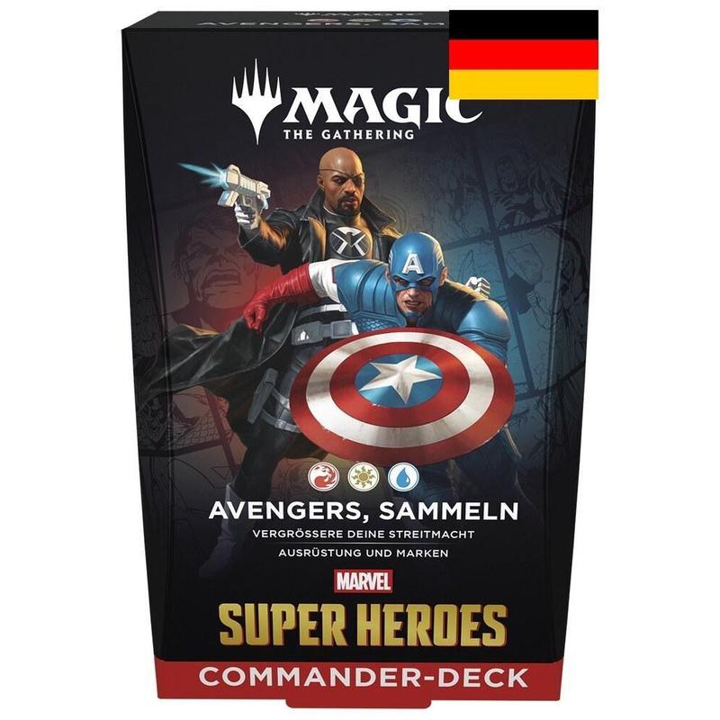 MTG - Marvel Super Heroes: Commander - Avengers, Sammeln Deck DE
