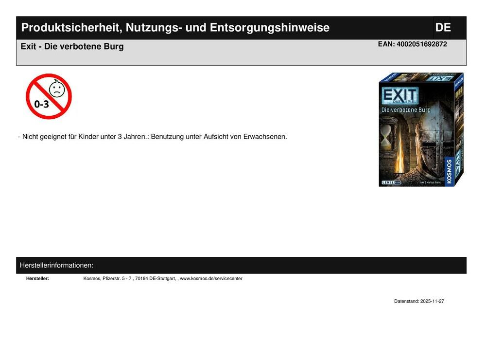 Exit - Die verbotene Burg