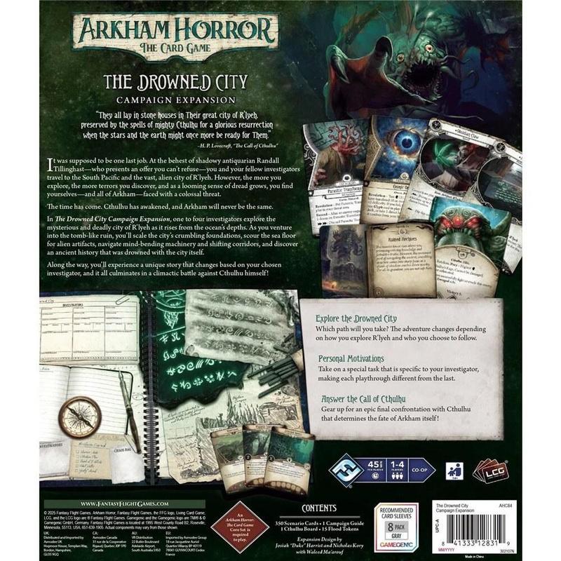 Arkham Horror LCG The Drowned City Campaign Exp EN