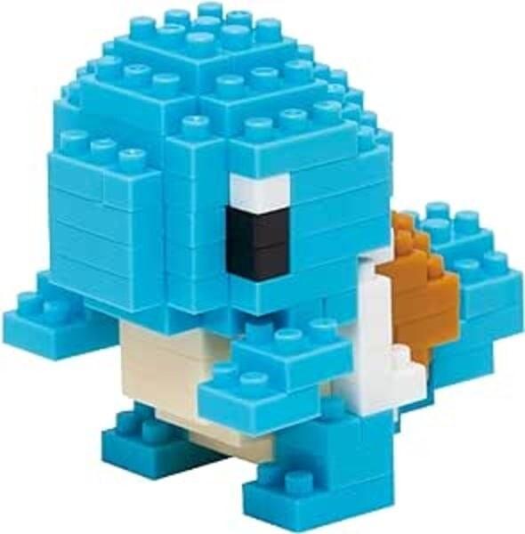 Pokemon Squirtle Carapuce Schiggy // Mini series NANOBLOCK, Mini-Bausatz, 3D-Puz