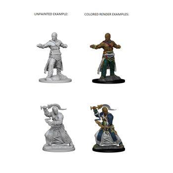 Pathfinder Deep Cuts Unpainted Miniatures: W1 Human Male Monk