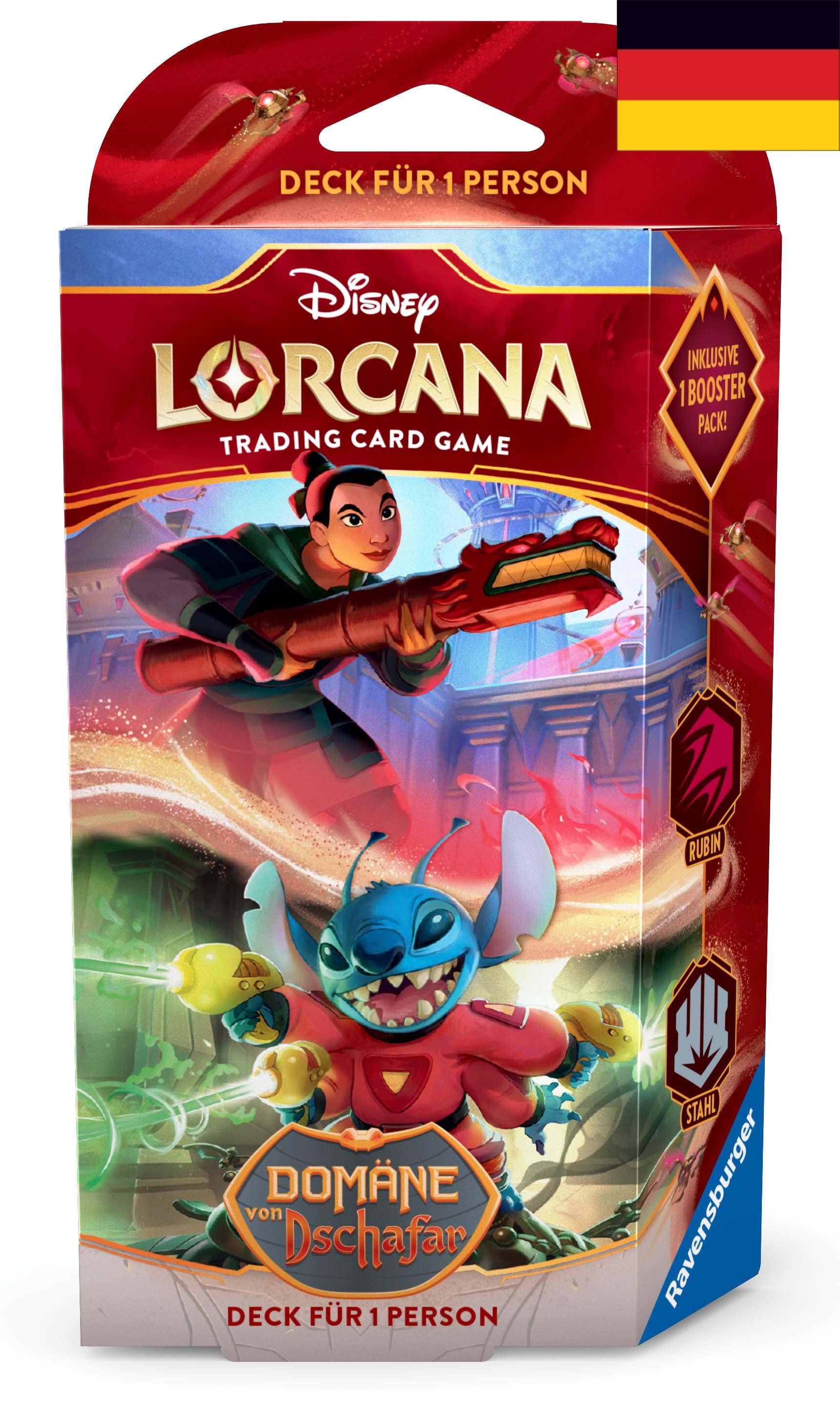 Disney Lorcana - Domäne von Dschafar: Starter Deck Mulan / Stitch DE