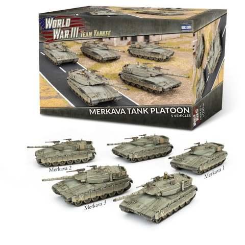 WW3: Merkava Tank Platoon (WWIII x5 Plastic)