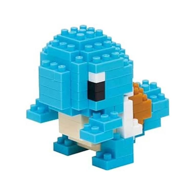 Pokemon Squirtle Carapuce Schiggy // Mini series NANOBLOCK, Mini-Bausatz, 3D-Puz