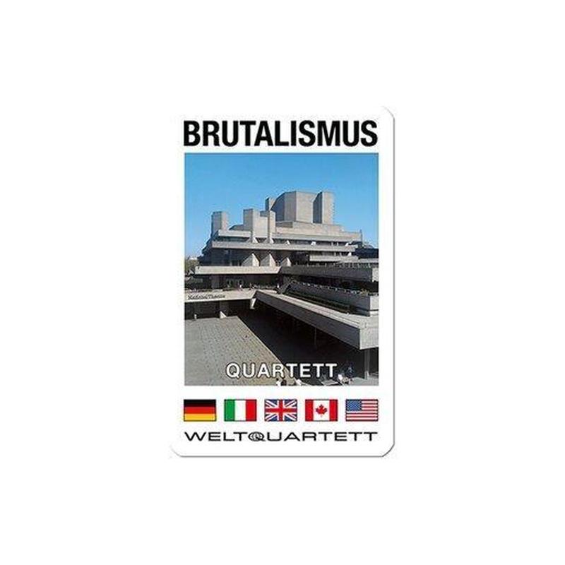Brutalismus (Betonbauten) Quartett DE