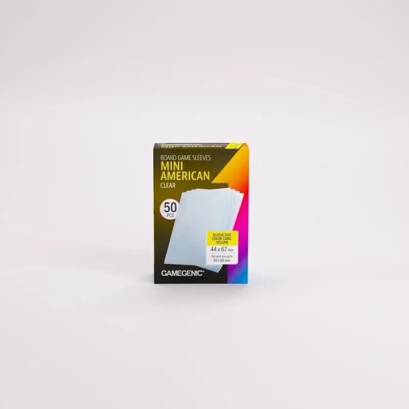 Board Game Sleeves Mini American Clear (50)