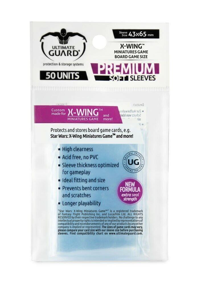 Premium Sleeves for X-Wing Miniatures Game (50)