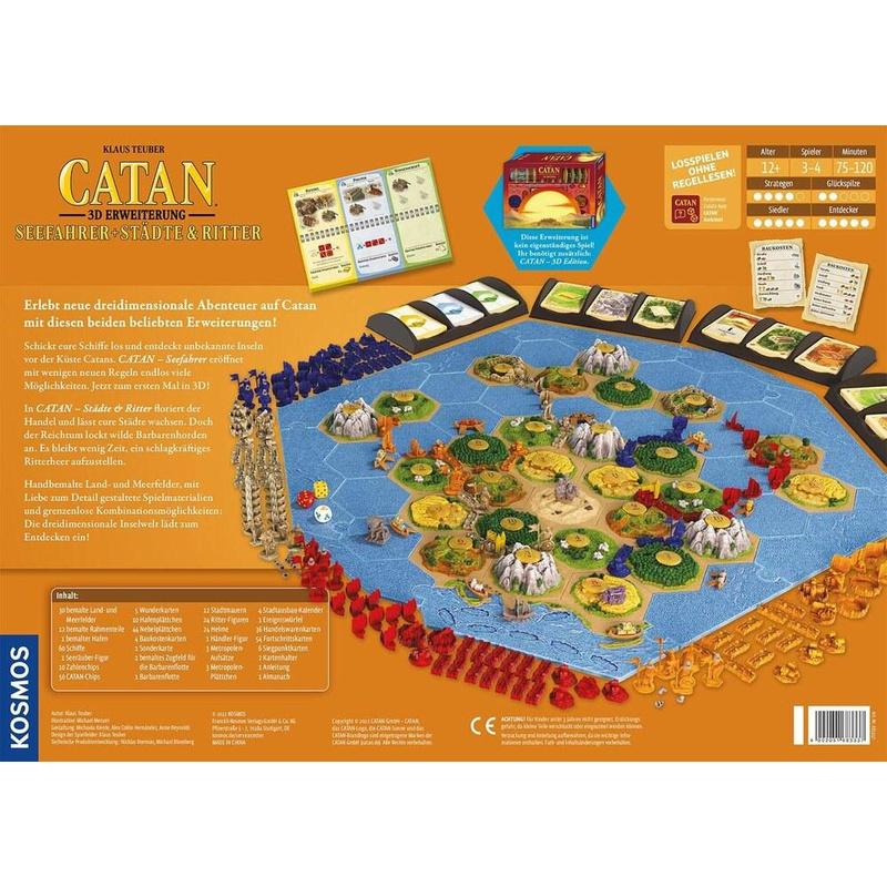 Catan - 3D: Seefahrer + Städte & Ritter [Erweiterung]