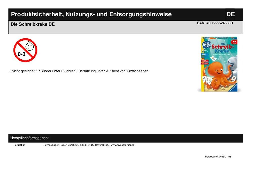 Die Schreibkrake DE