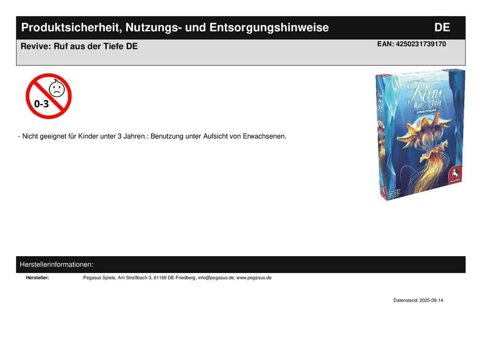 Revive: Ruf aus der Tiefe DE