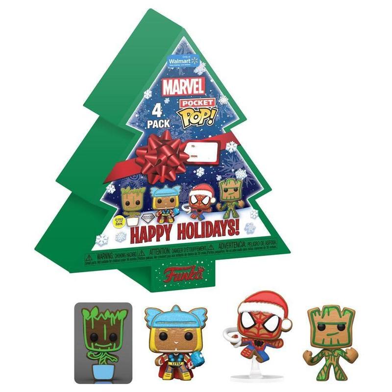 Pocket POP: Marvel- Tree Holiday Box 4PC