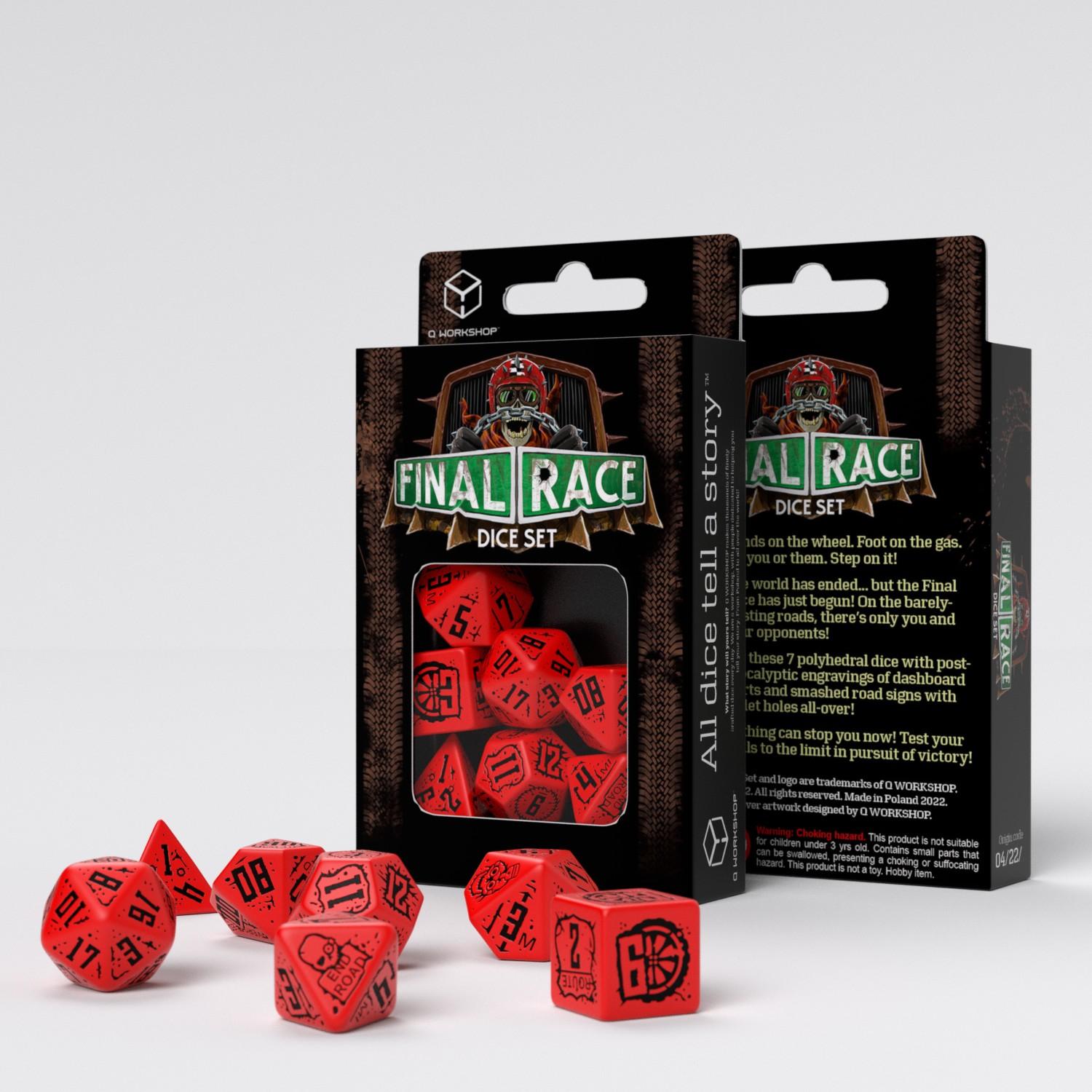Q Workshop - Final Race Dice Set: Engine Roar (7)