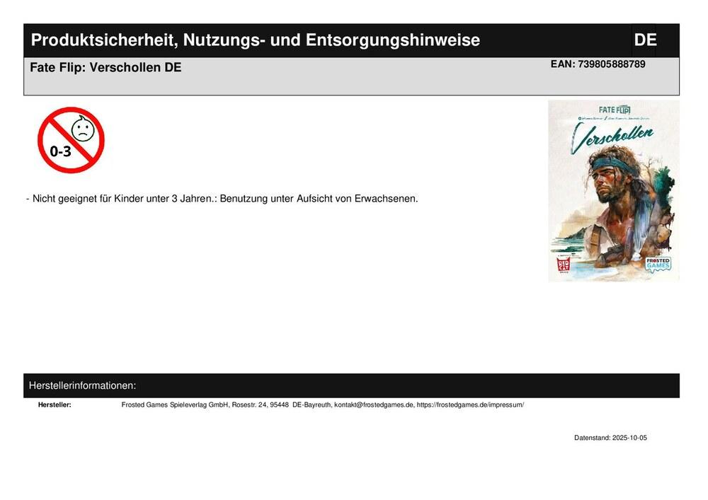 Fate Flip: Verschollen DE