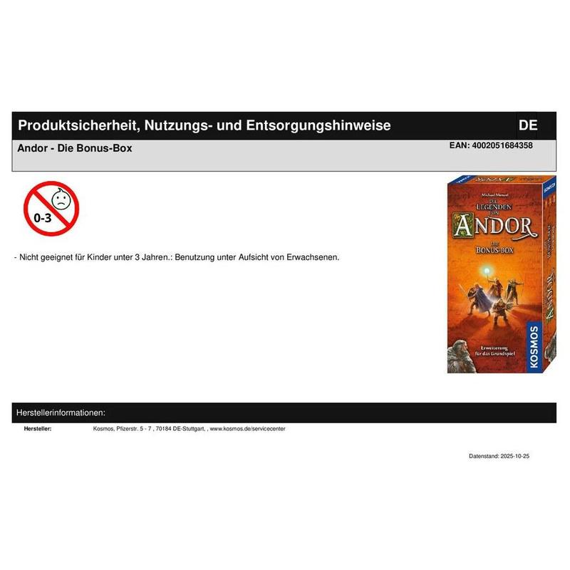 Andor - Die Bonus-Box