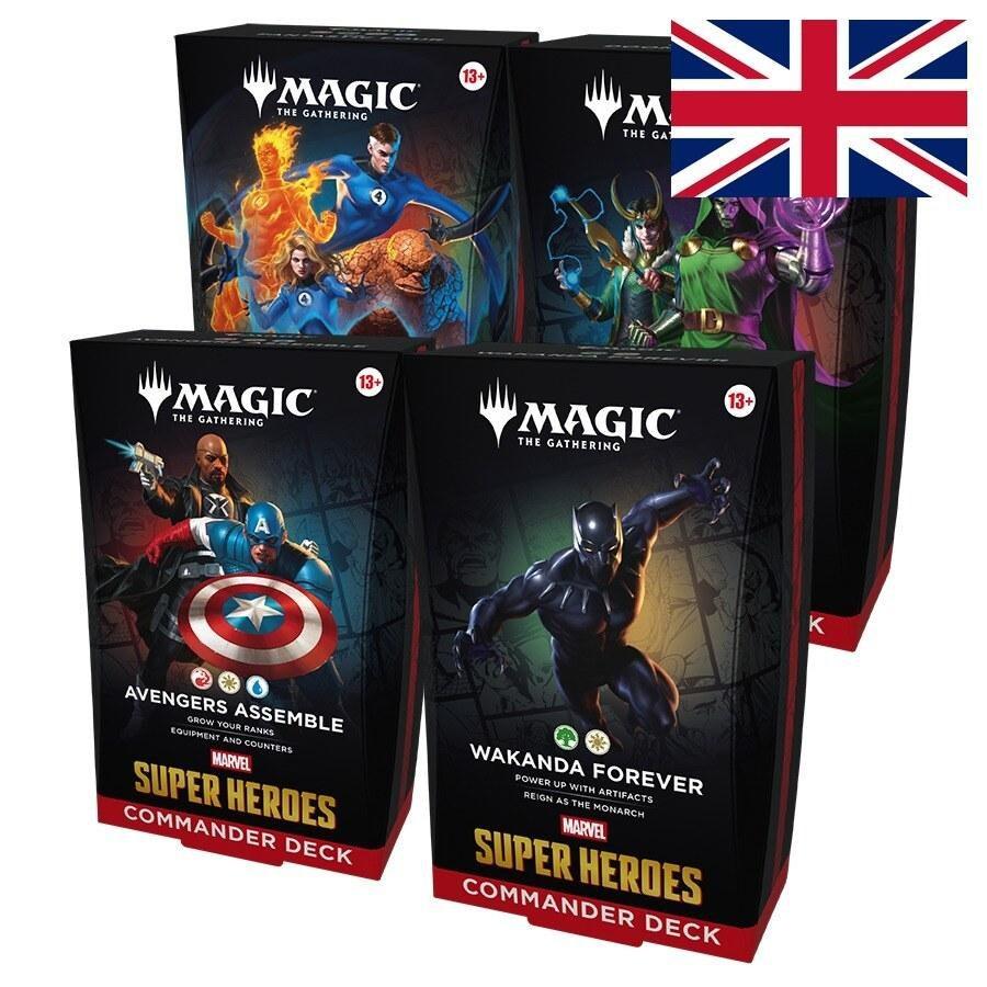 MTG - Marvel Super Heroes: Commander Deck Display (4) EN