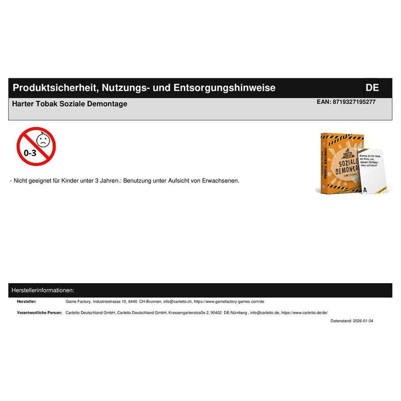 Harter Tobak Soziale Demontage