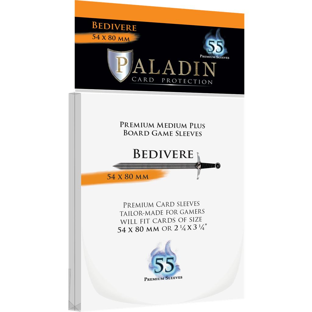 Paladin Sleeves - Bedivere Premium Medium Plus 54x80mm (55 Sleeves)