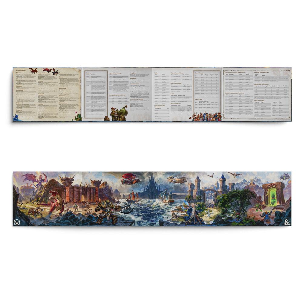 Dungeons & Dragons: World of Warcraft - Dungeon Master Screen (DM Screen) EN