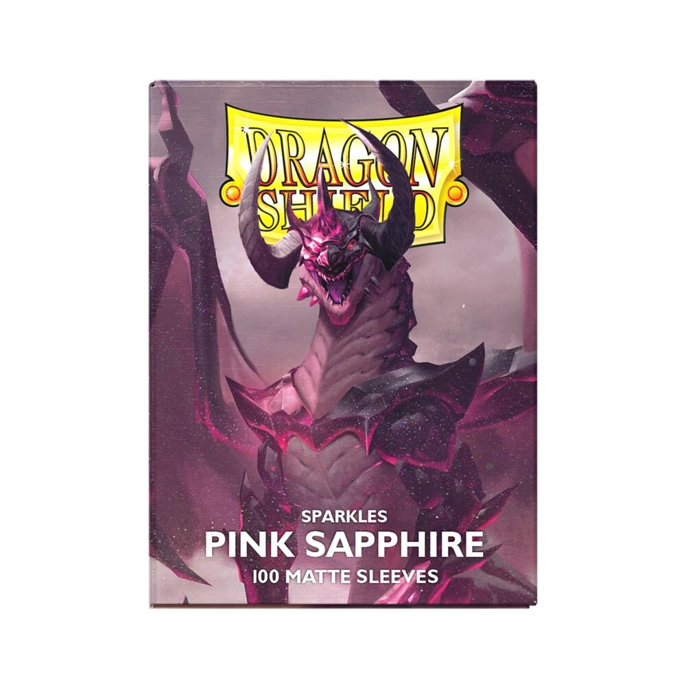 Dragon Shield - Matte Standard Size Sleeves - Pink Sapphire (100)
