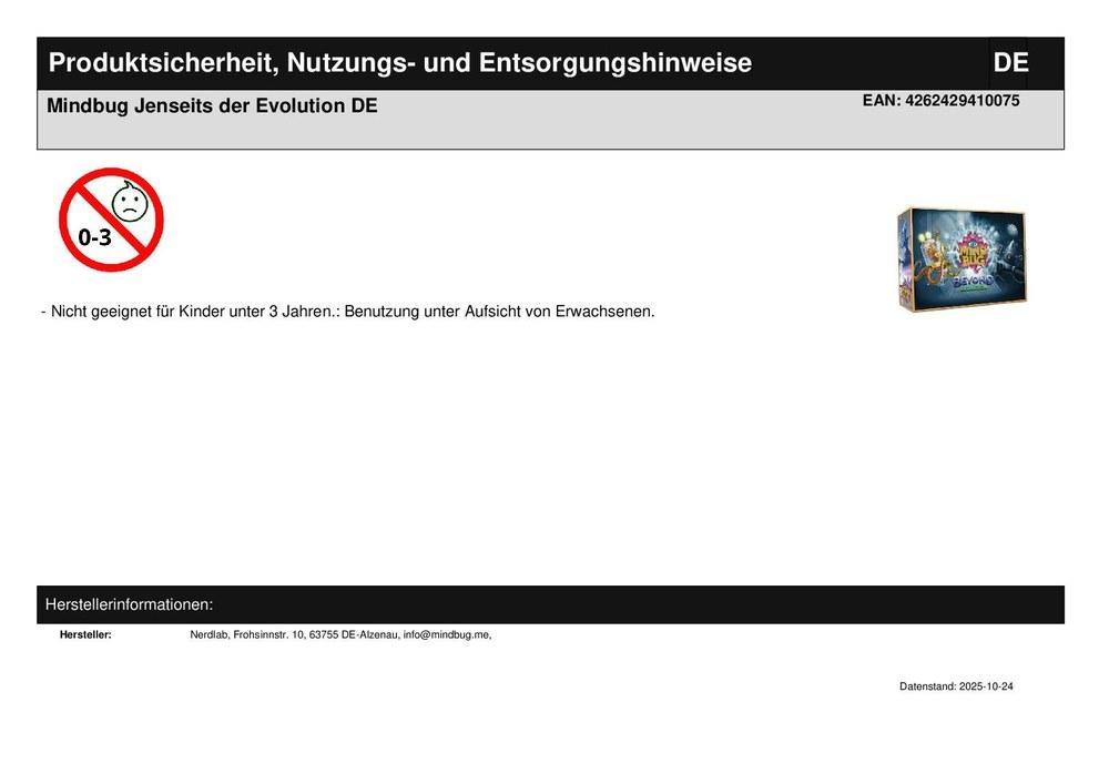 Mindbug Jenseits der Evolution DE