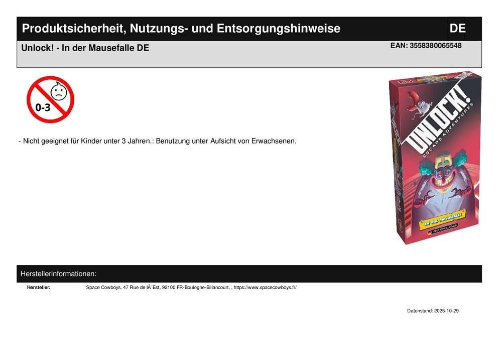 Unlock! - In der Mausefalle DE