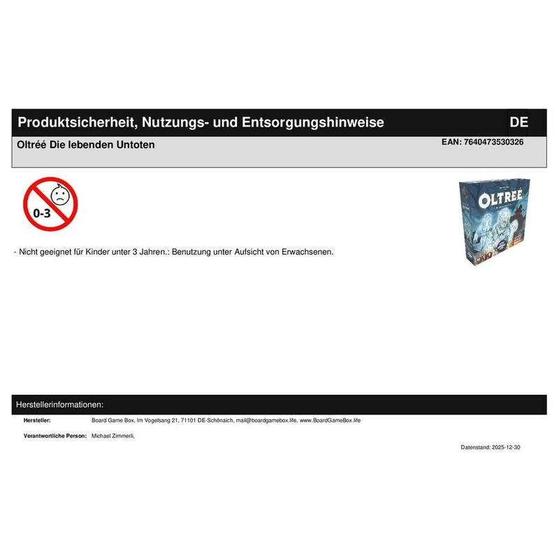 Oltréé Die lebenden Untoten