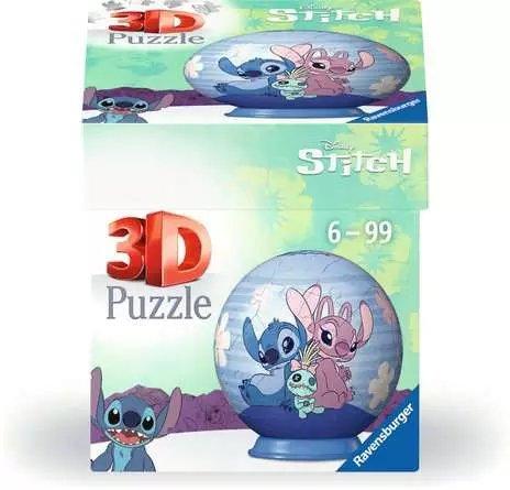 Disney Stitch & Angel 3D Puzzle-Ball Puzzle (54 Teile)