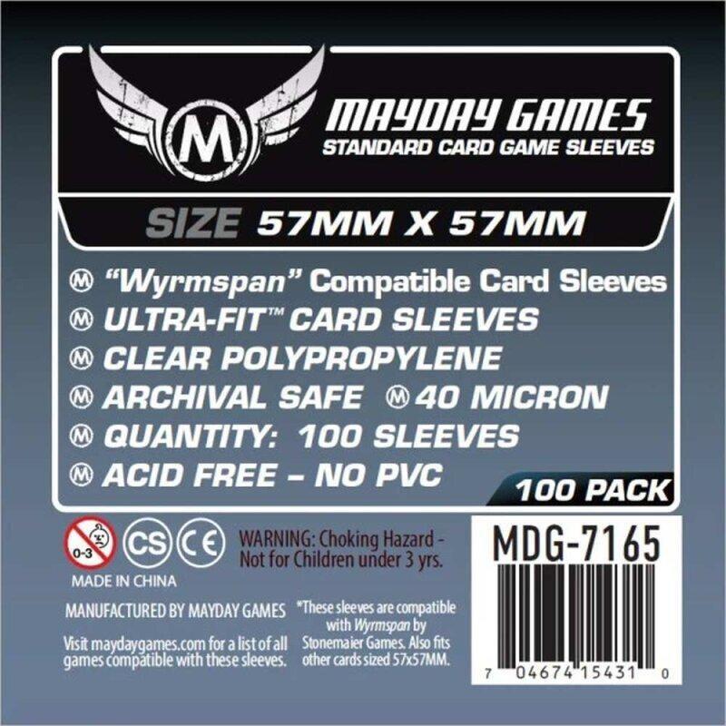 Standard Wyrmspan Compatible Card Sleeves(100pcs) - 57x57mm
