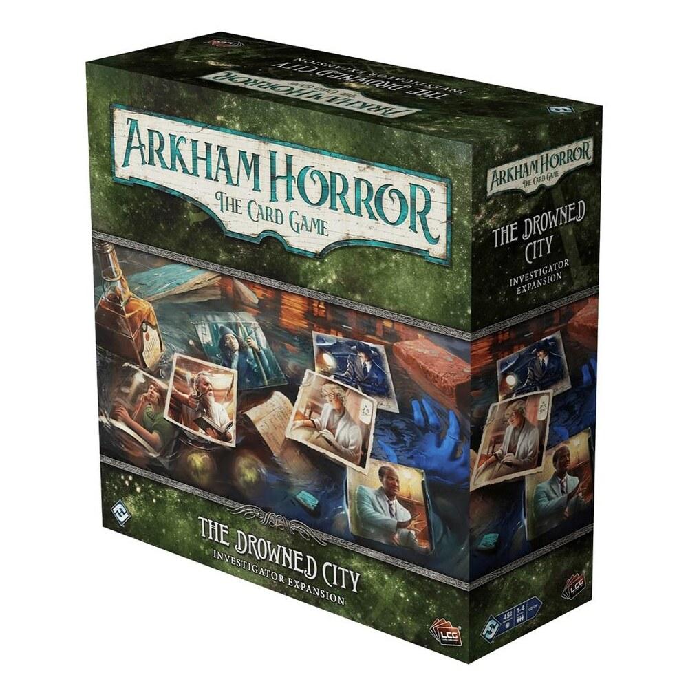 Arkham Horror LCG The Drowned City Invest Exp EN