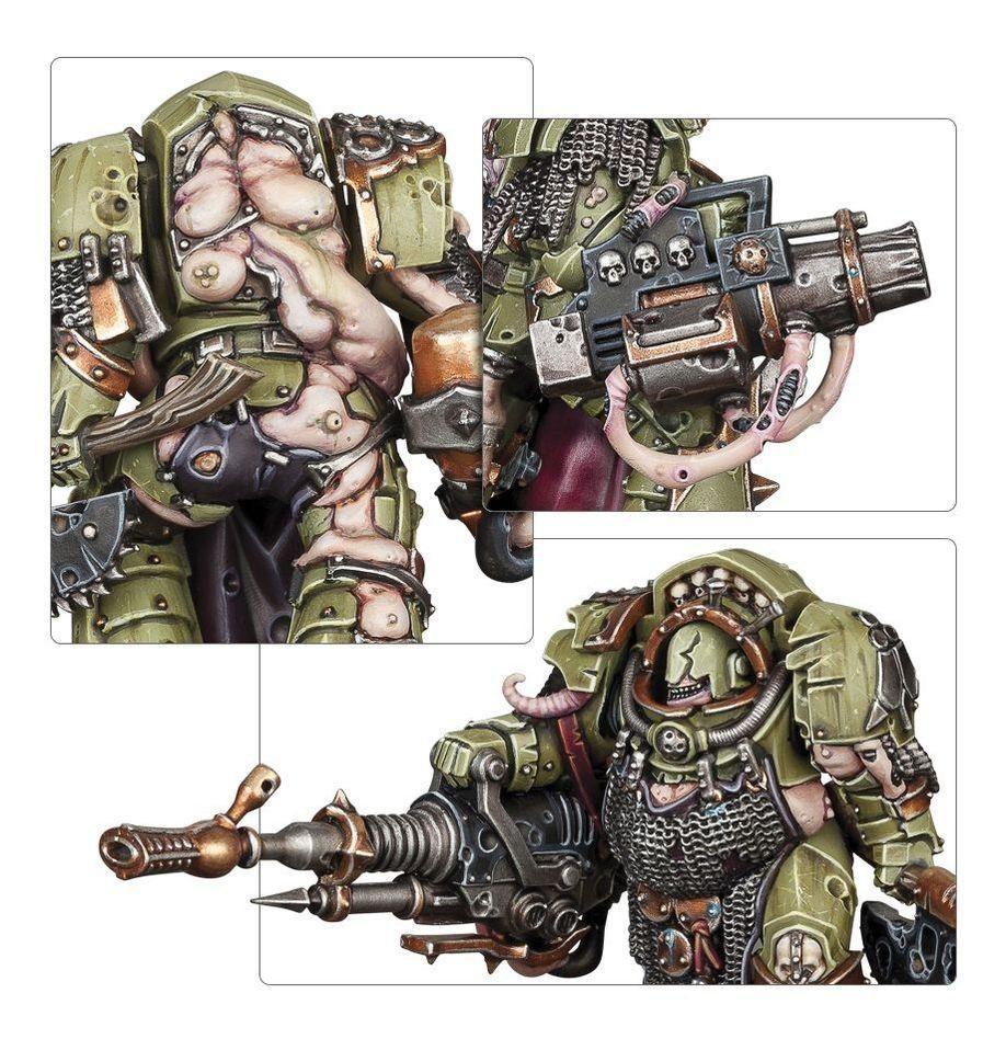 Death Guard Blightlord Terminators / Pestgarde Terminatoren (43-51)