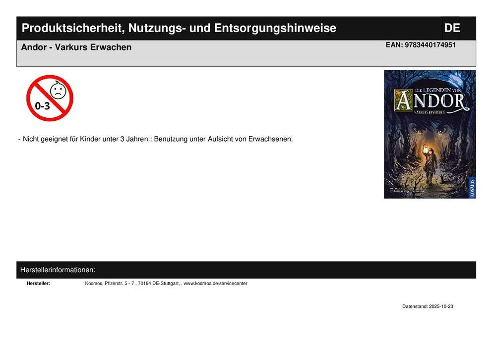 Andor - Varkurs Erwachen
