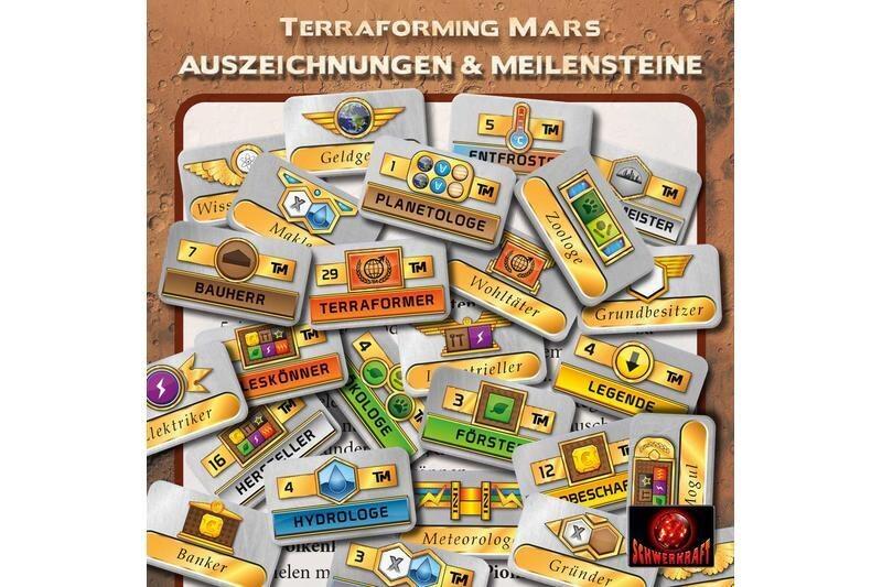 Terraforming Mars: Auszeichnungen & Meilensteine