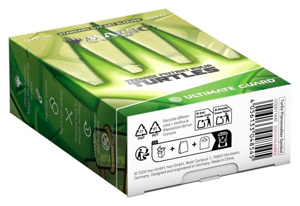 Ultimate Guard - Art Sleeves Magic: The Gathering - Teenage Mutant Ninja Turtles - Turtle Planeswalker Symbol