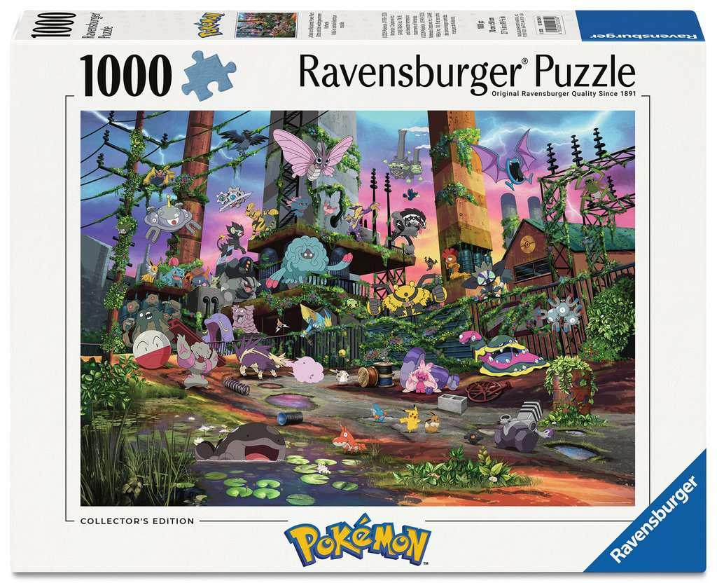 Erwachsenenpuzzle 1000 Teile - Pokémon - Blitza und das wiedergewonnene Kraftwerk