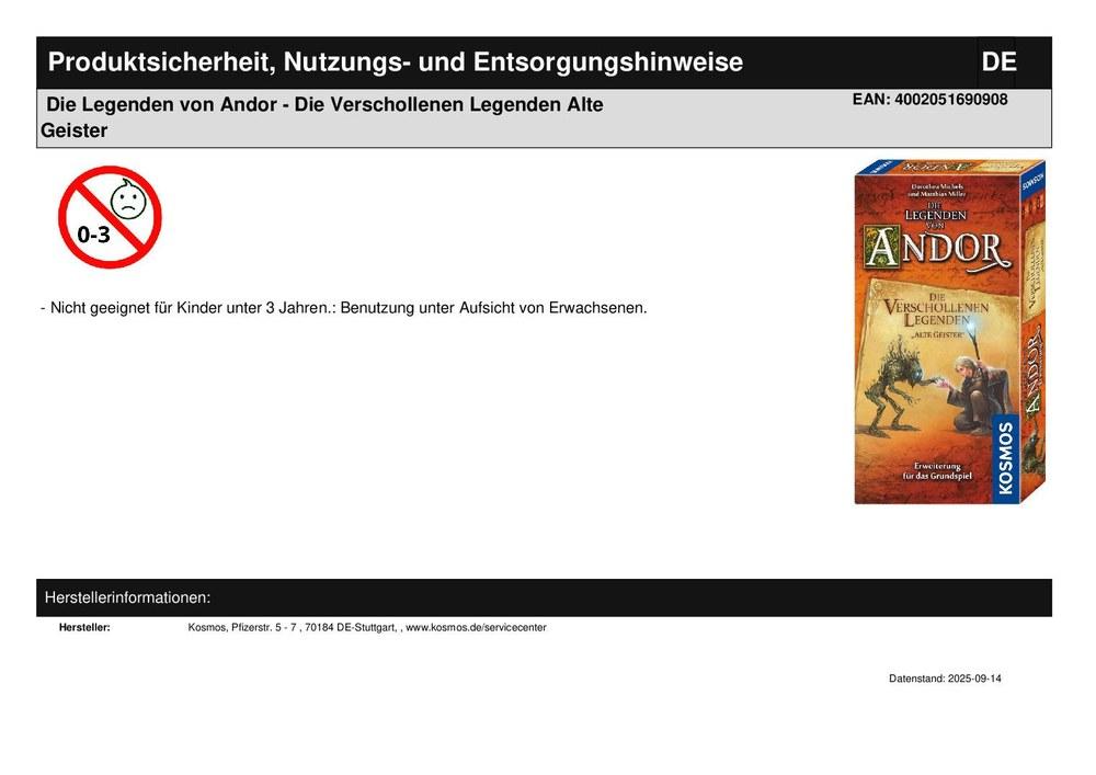 Die Legenden von Andor - Die Verschollenen Legenden Alte Geister