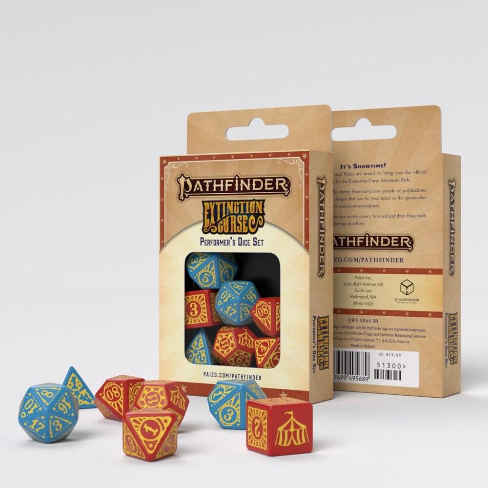 Q Workshop - Pathfinder Extinction Curse Performer's Dice Set (7)
