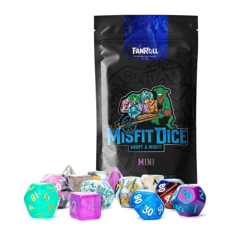 Mystery Misfit Mini Polyhedral Dice (2 Set Pack) Reprint