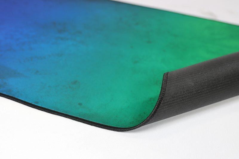 Kraken Wargames: Blue Green Splash Spielmatte umnäht
