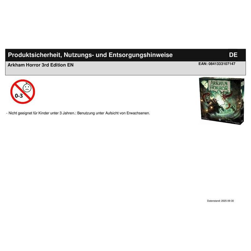 Arkham Horror 3rd Edition EN