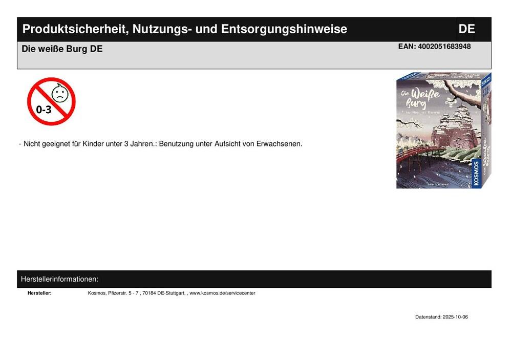 Die weiße Burg DE