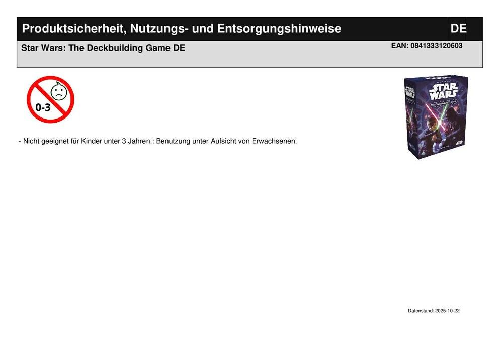 Star Wars: The Deckbuilding Game DE